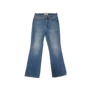 Madewell Jeans Cali Demi Body Cropped Faded Blue Women’s Size 26